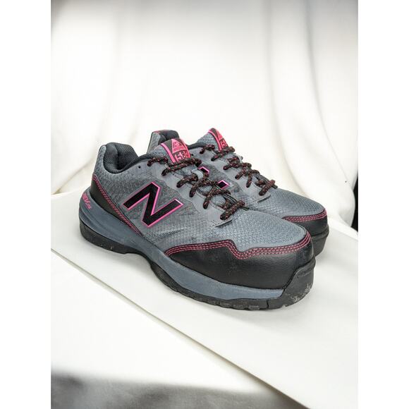 New Balance Industrial 589 Shoes Womens 7.5 Black-Fuchsia WID589v1 Workwear - Picture 1 of 9